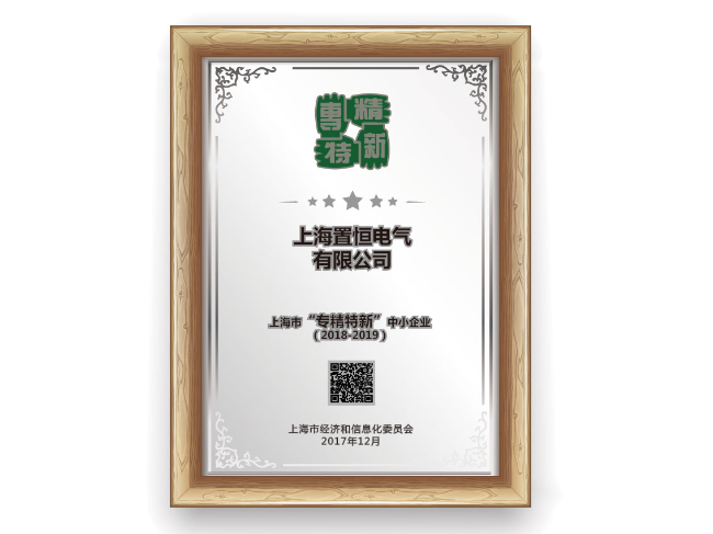 上海市“专精特新”中小企业